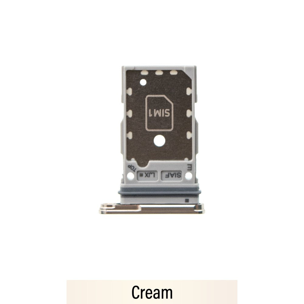 Dual SIM Card Tray for Samsung Galaxy S23 S911B / S23 Plus S916B-Cream (Not for AU) Dual SIM Card Tray for Samsung Galaxy S23 S911B / S23 Plus S916B-Cream (Not for AU)